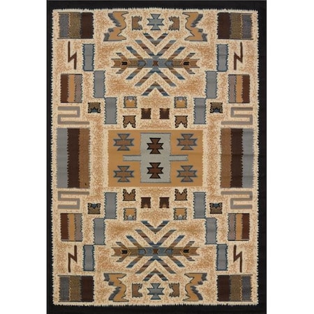 United Weavers United Weavers 940 38572 24 1 ft. 10 in. x 3 ft. Manhattan Pelham Accent Rug; Grey 940 38572 24